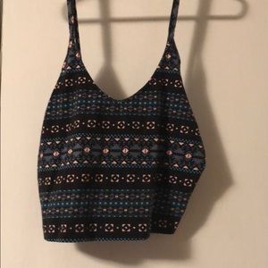 Pattern Crop Top